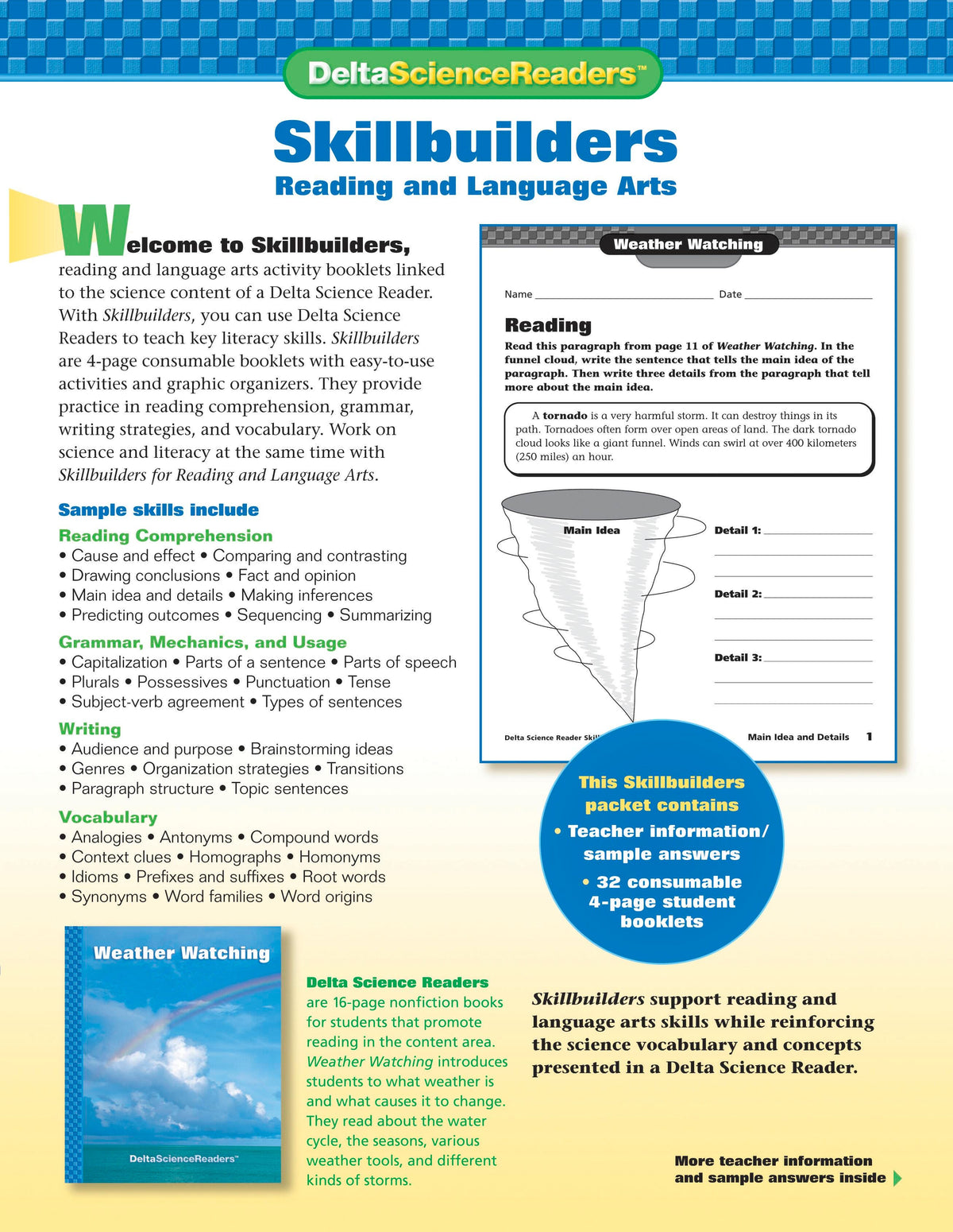 DSR SKILLBLDRS DSM3 WEATHER WATC 32/PKG