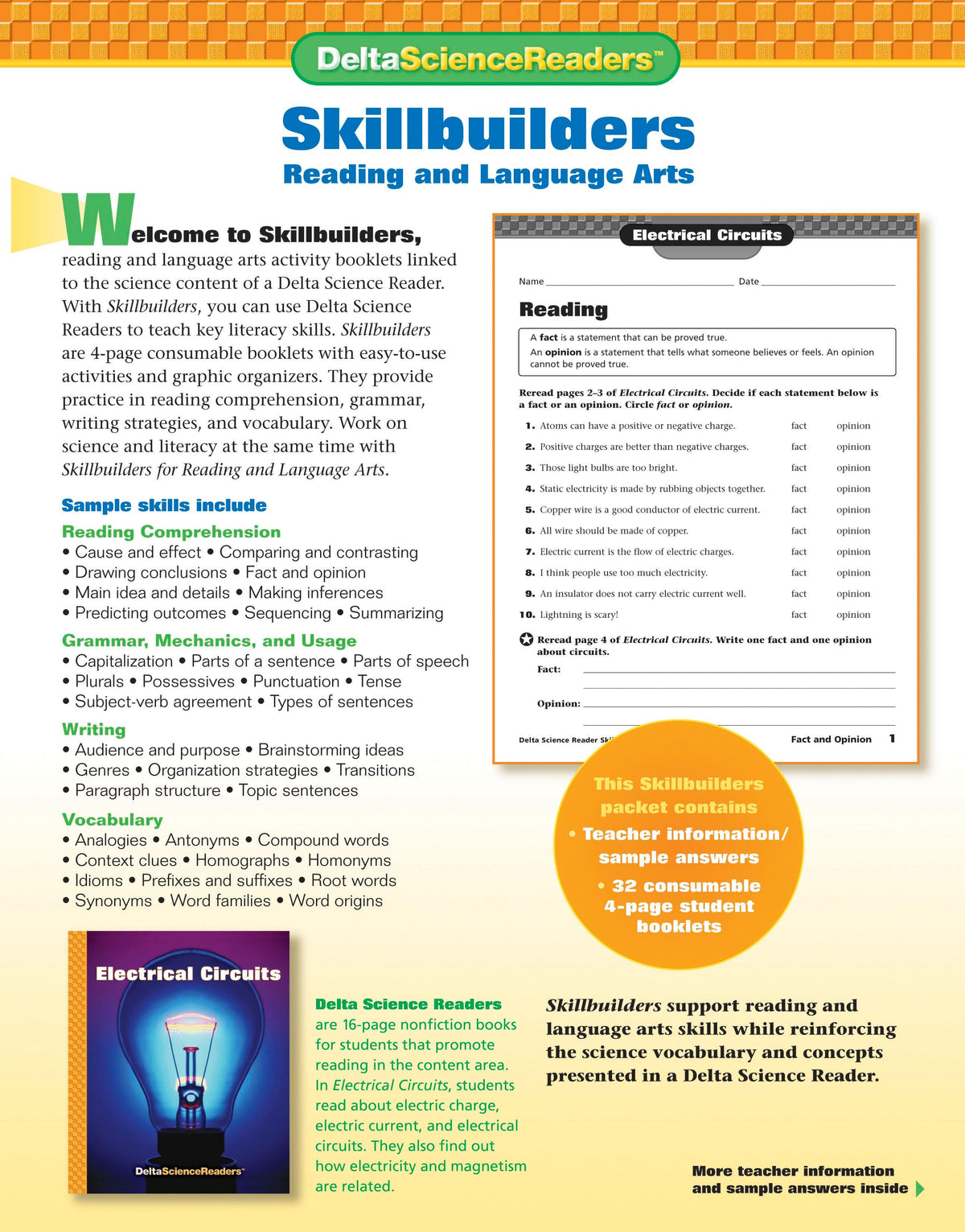 DSR SKILLBLDRS DSM3 ELEC CIRCUIT 32/PKG