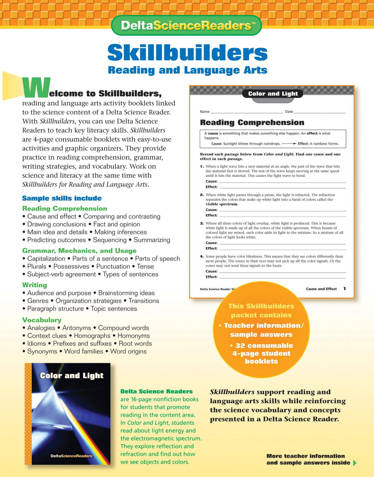 DSR SKILLBLDRS DSM3 COLOR + LIGHT 32/PKG