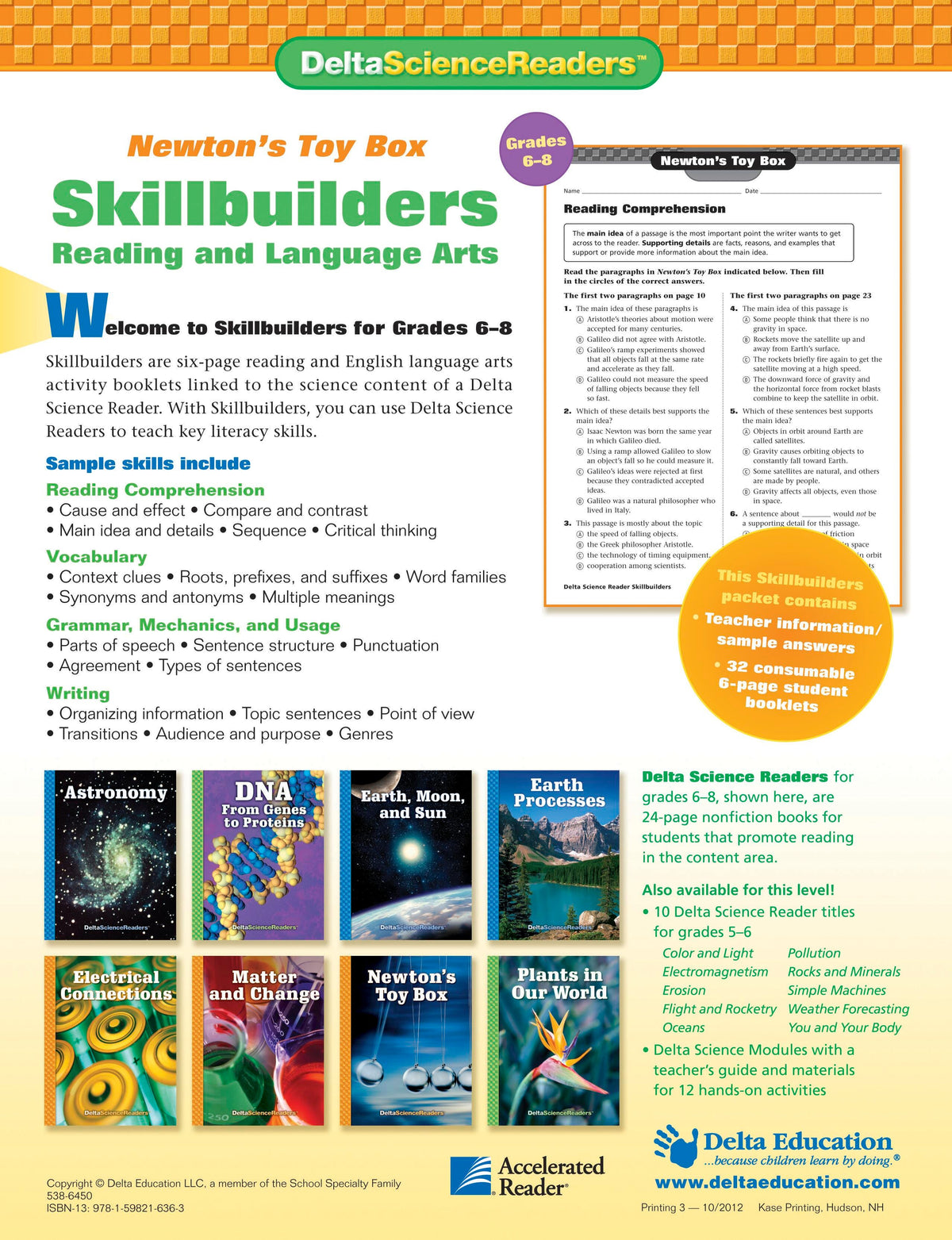 DSM 3 DSR SKILBUILDR NEWTONS TOY BOX P32