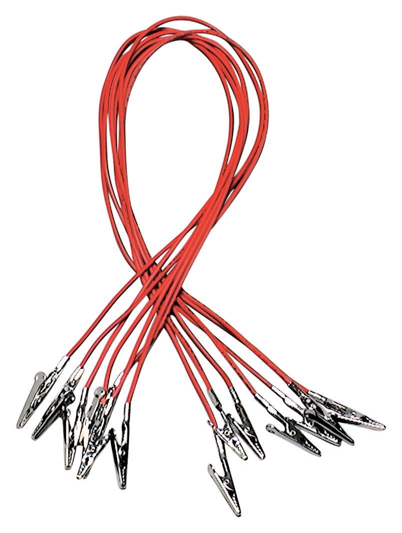LEADS ALLIGATOR CLIP 24IN LONG PK/7