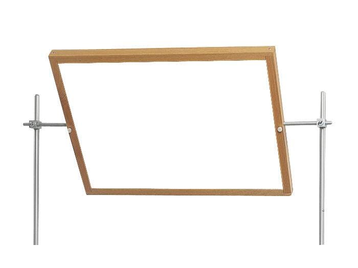 ACCESSORY - DIVERSIFIED SPACES - MIRROR AND MARKER BOARD FOR MOBILE DEMONSTRATION UNITS - 27-3/4 W X 1-1/2 D X 20-3/4 H IN - OAK FRAME