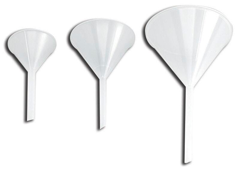 FUNNEL LONG STEM PP 150ML PK/4