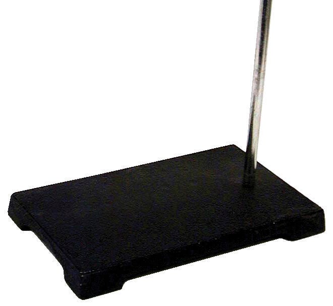 STAND IRON 5X8 IN BASE 3/8X20 IN ROD