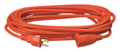 EXTENSION CORD INDOOR/OUTDOOR 25 FT 16 GAUGE 13 AMPS ORANGE - WOODS 267