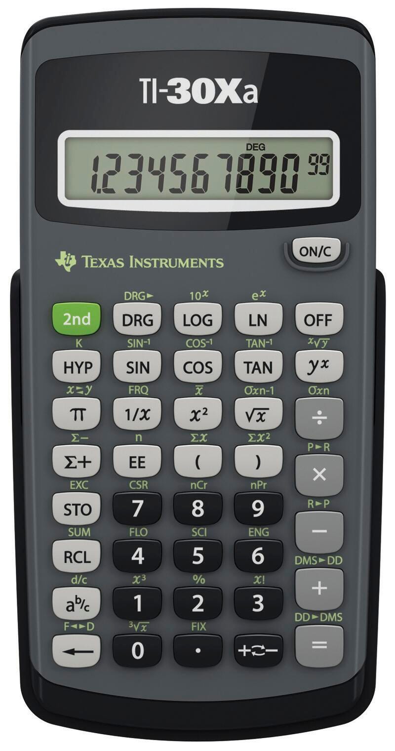 CALCULATOR SCIENTIFIC TI-30XA