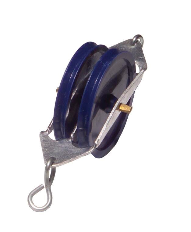 PULLEY DOUBLE 2 IN DIAMETER EA