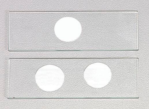 SLIDES SGL SHALLOW WELL12/PK