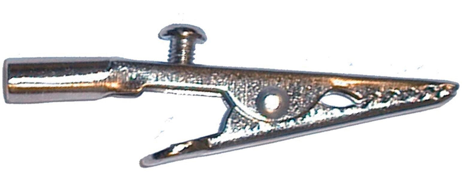 CLIP ALLIGATOR 2IN W/SCREW CONNECT P/100