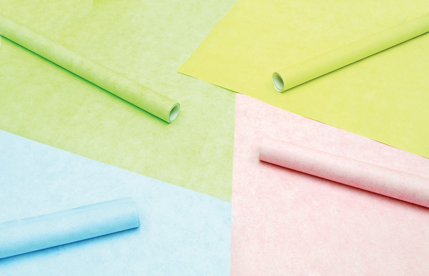 SCO DISPLAY PAPER ROLLS STOCKROOM ASSORTMENT 1218MMX3.6M PASTEL 4PCS -Min Qty 1