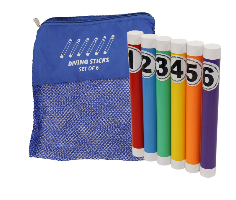 DS Sinker PVC Dive Sticks (Set of 6) Multicolor