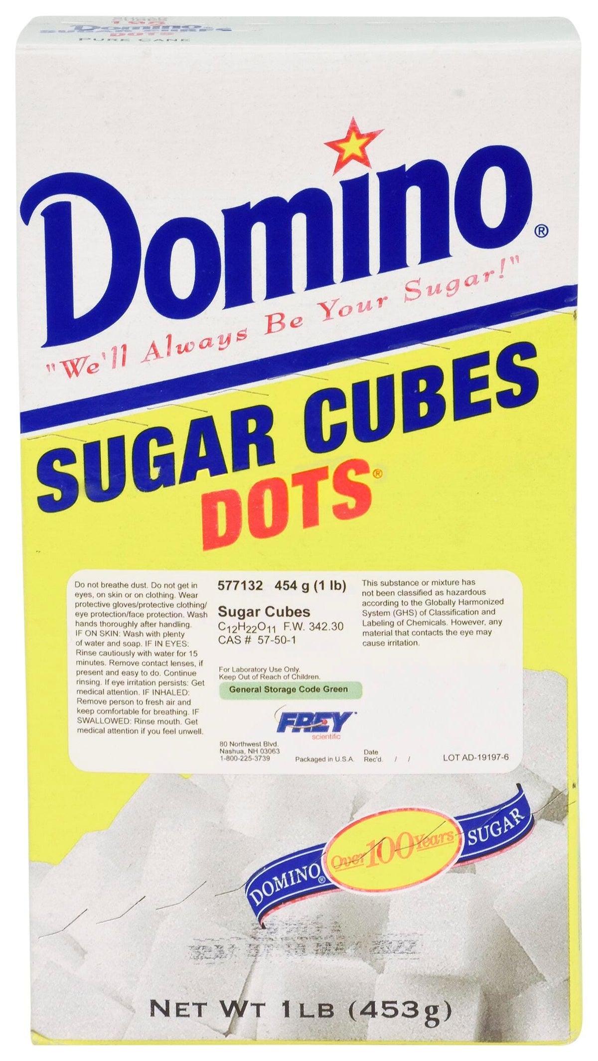 CHEM SUGAR CUBES LG 1LB