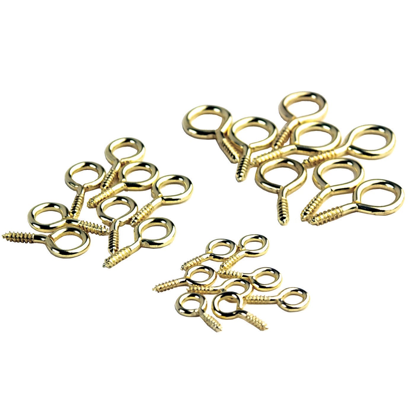 Screw Eyes Small/Medium/Large Pk24