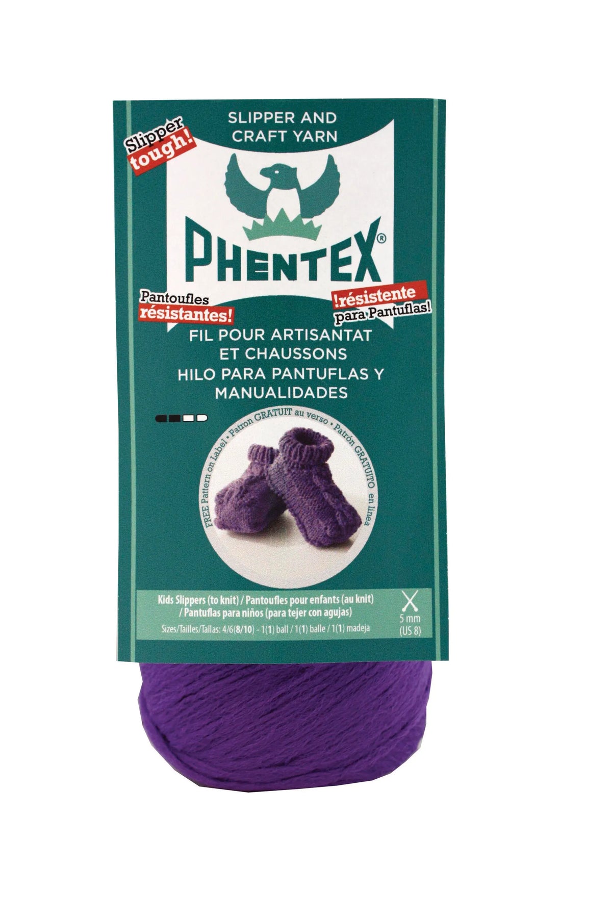YARN PHENTEX 3 OZ CALYPSO PURPLE