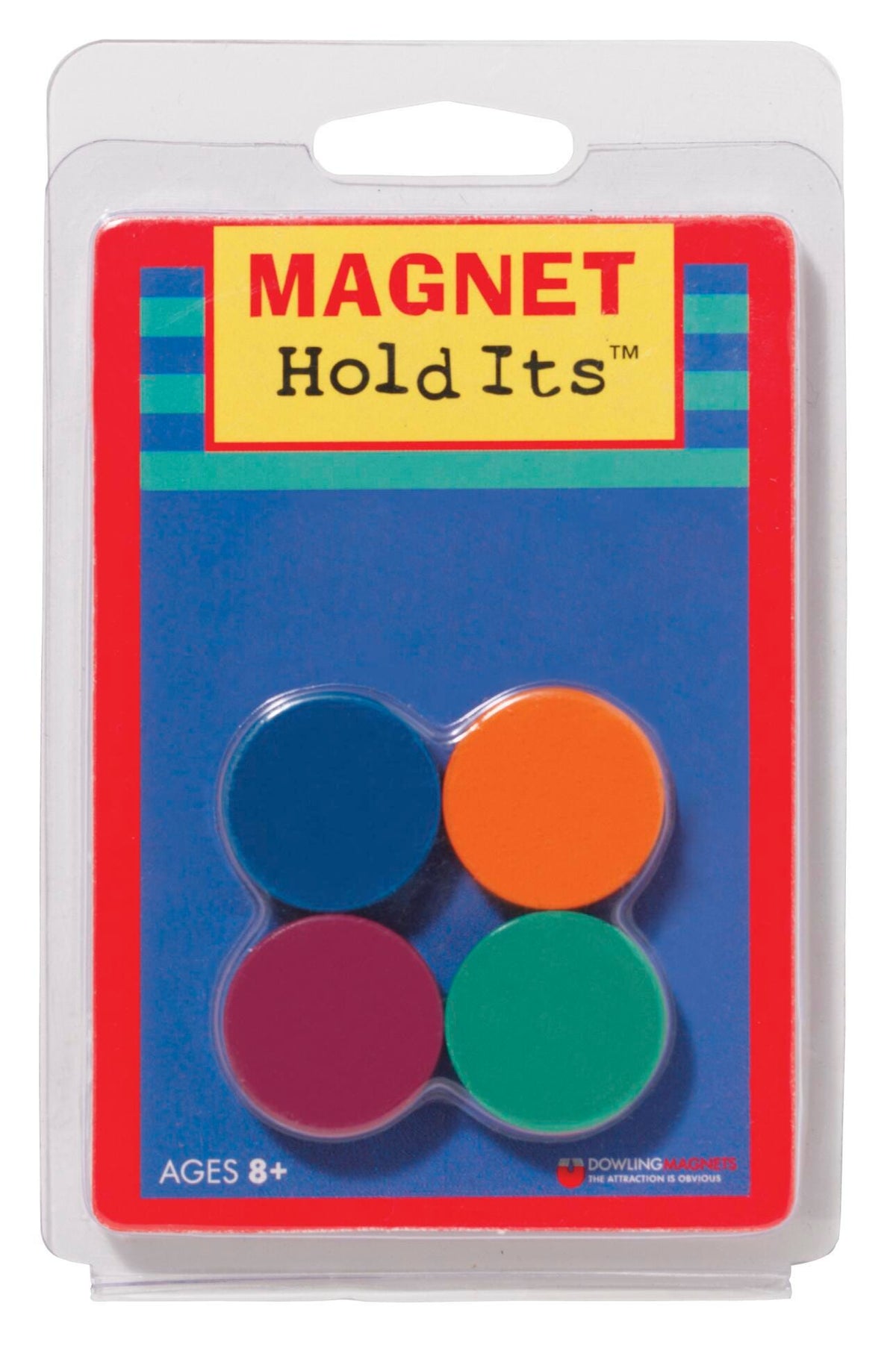 MAGNET CERAMIC DISC 1IN 6 COLORS PK/8
