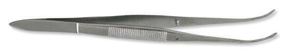 FORCEPS SS FINE POINT CURVED 4.5IN