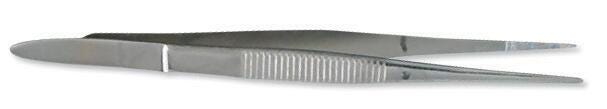 FORCEPS SS MEDIUM POINT STRAIGHT 4.5IN