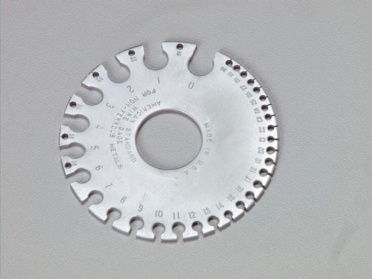 GENERAL TOOL - SHEET METAL GAUGE - 3-1/4 X 3/32 IN