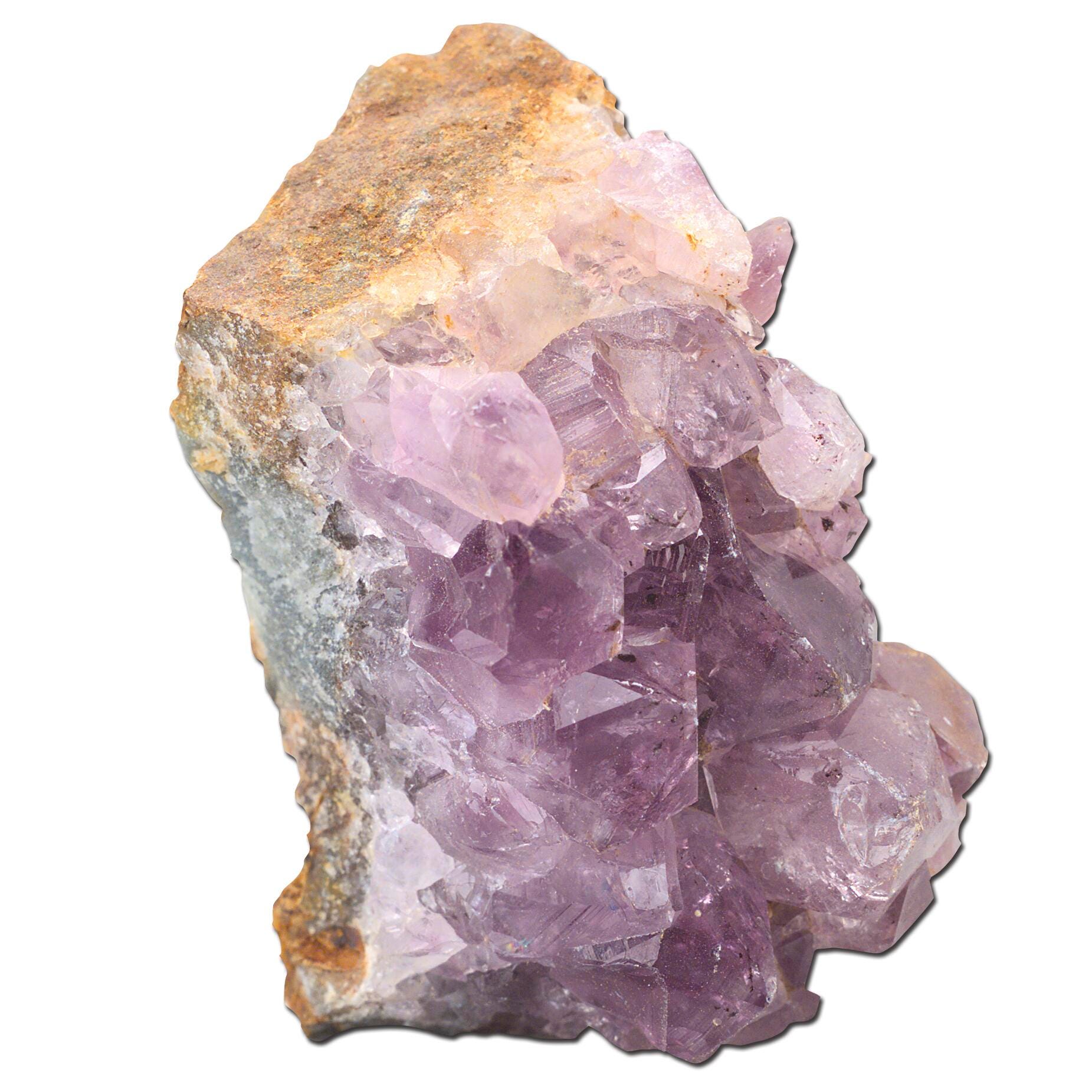 ROCK QUARTZ AMETHYST LS