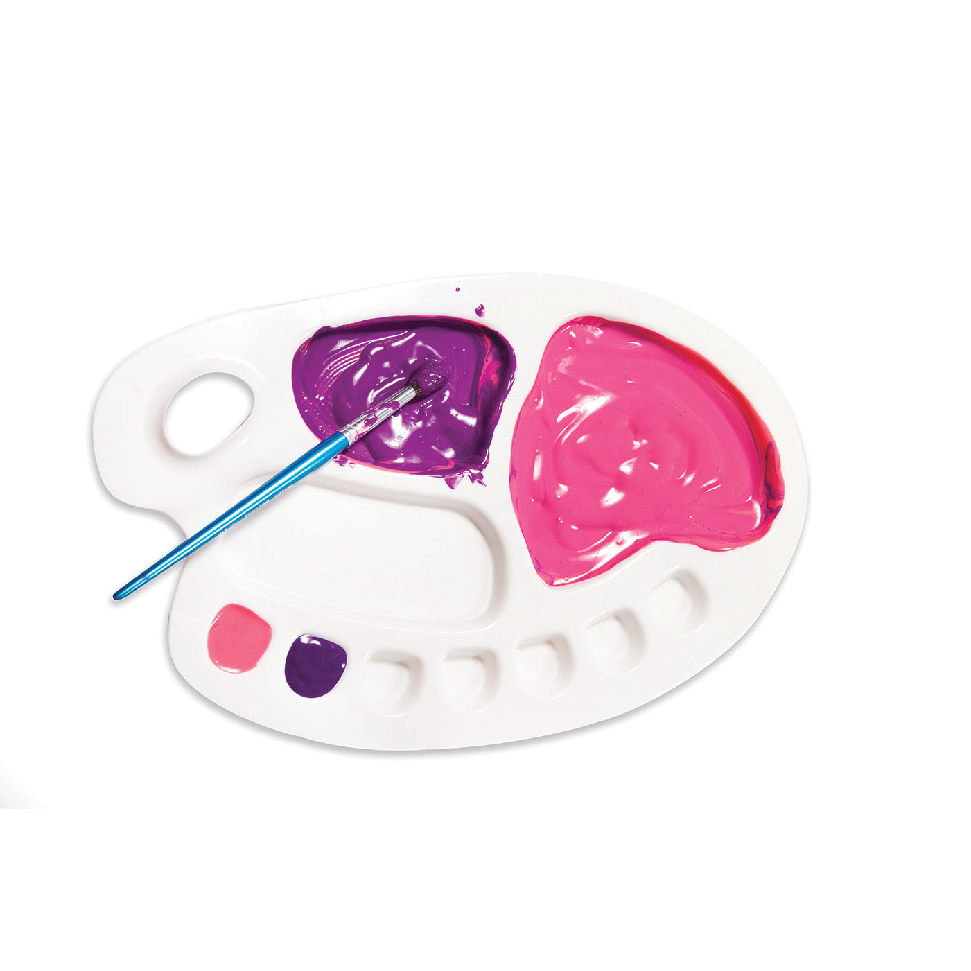 Artists\' Palettes Kidney Shaped