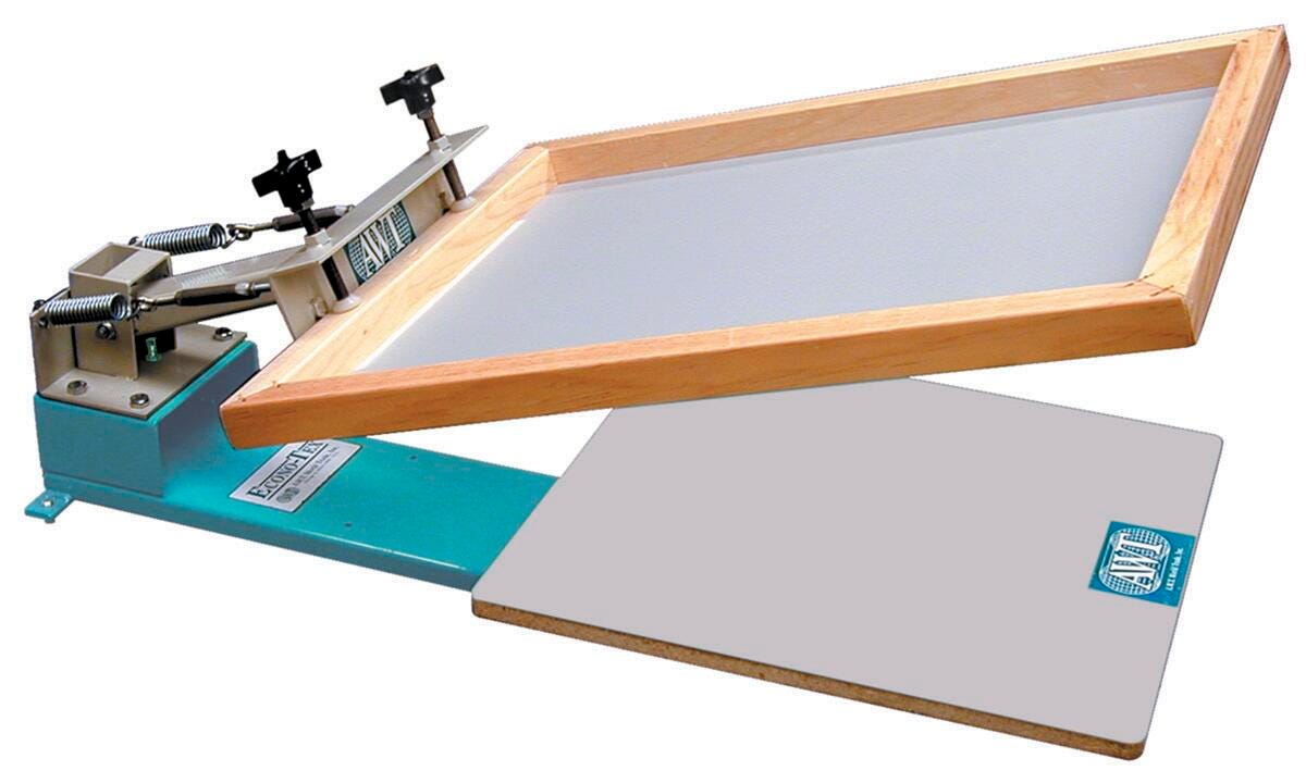 SCREEN PRINTING TABLE UNIT 4 COLOR