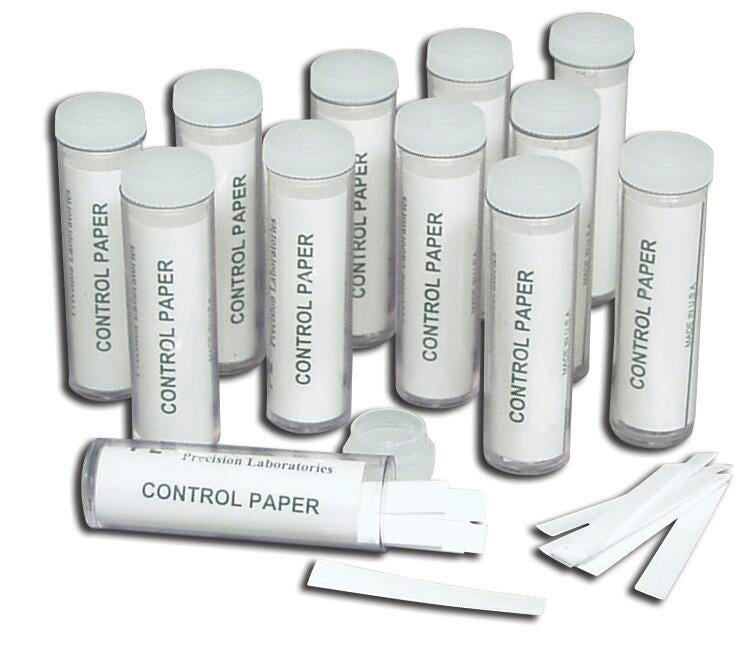 CONTROL TASTE PAPER 12/PK