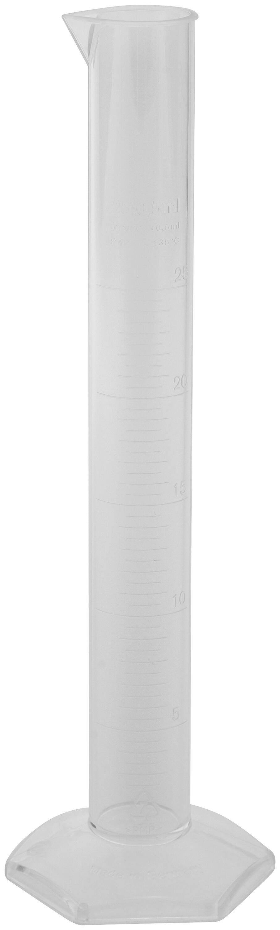 CYLINDER PMP SINGLE GRADUATED 25ML