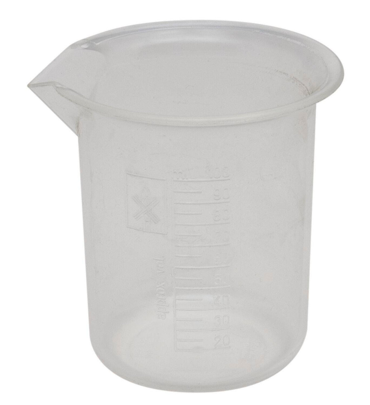 DISC-BEAKER PMP GRADUATED 250 ML