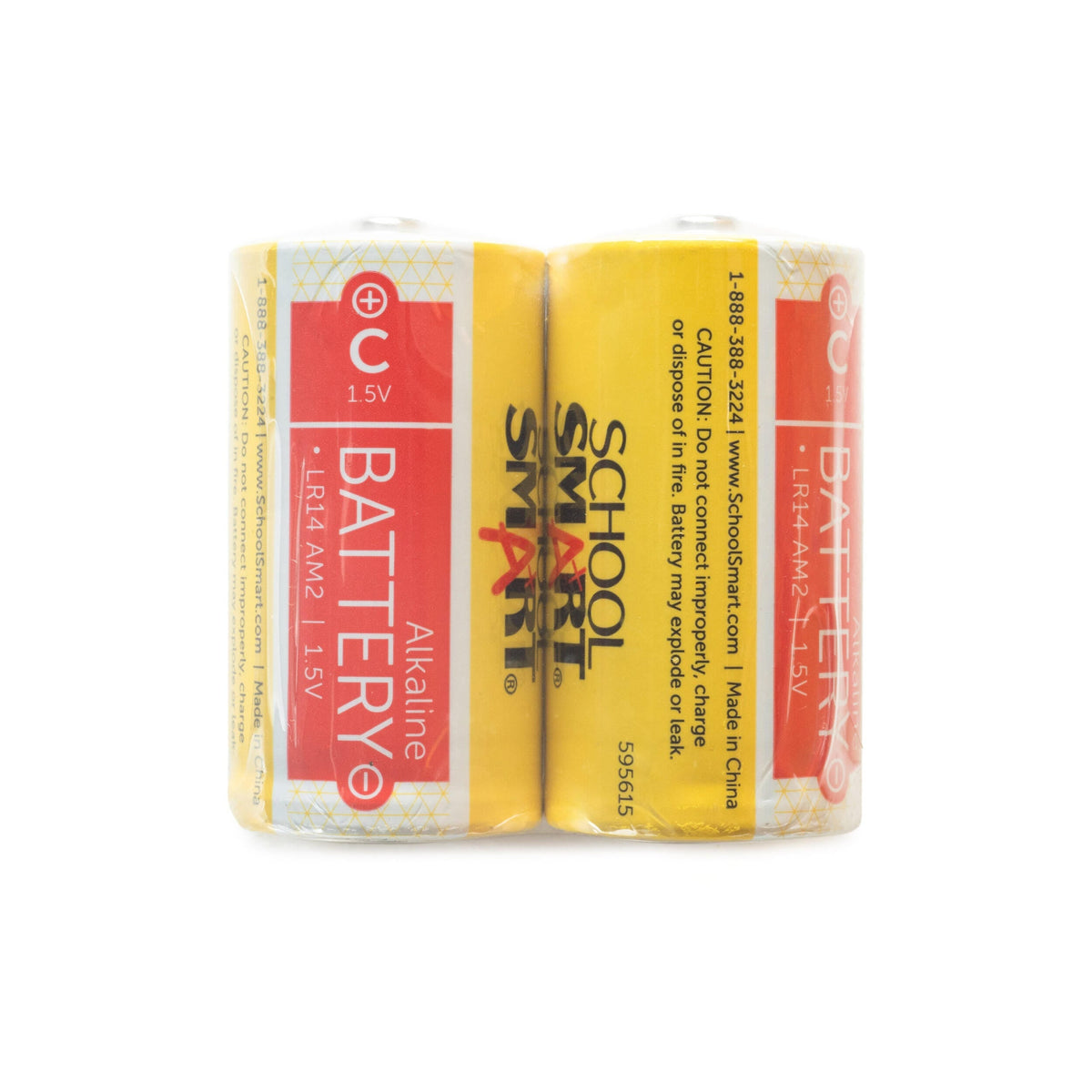 BATTERY - ALKALINE - C - 595615 - 2 PACK