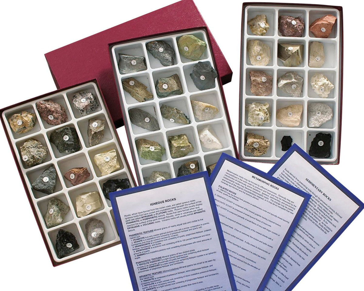 COLLECTION ROCK TYPES SET OF 3