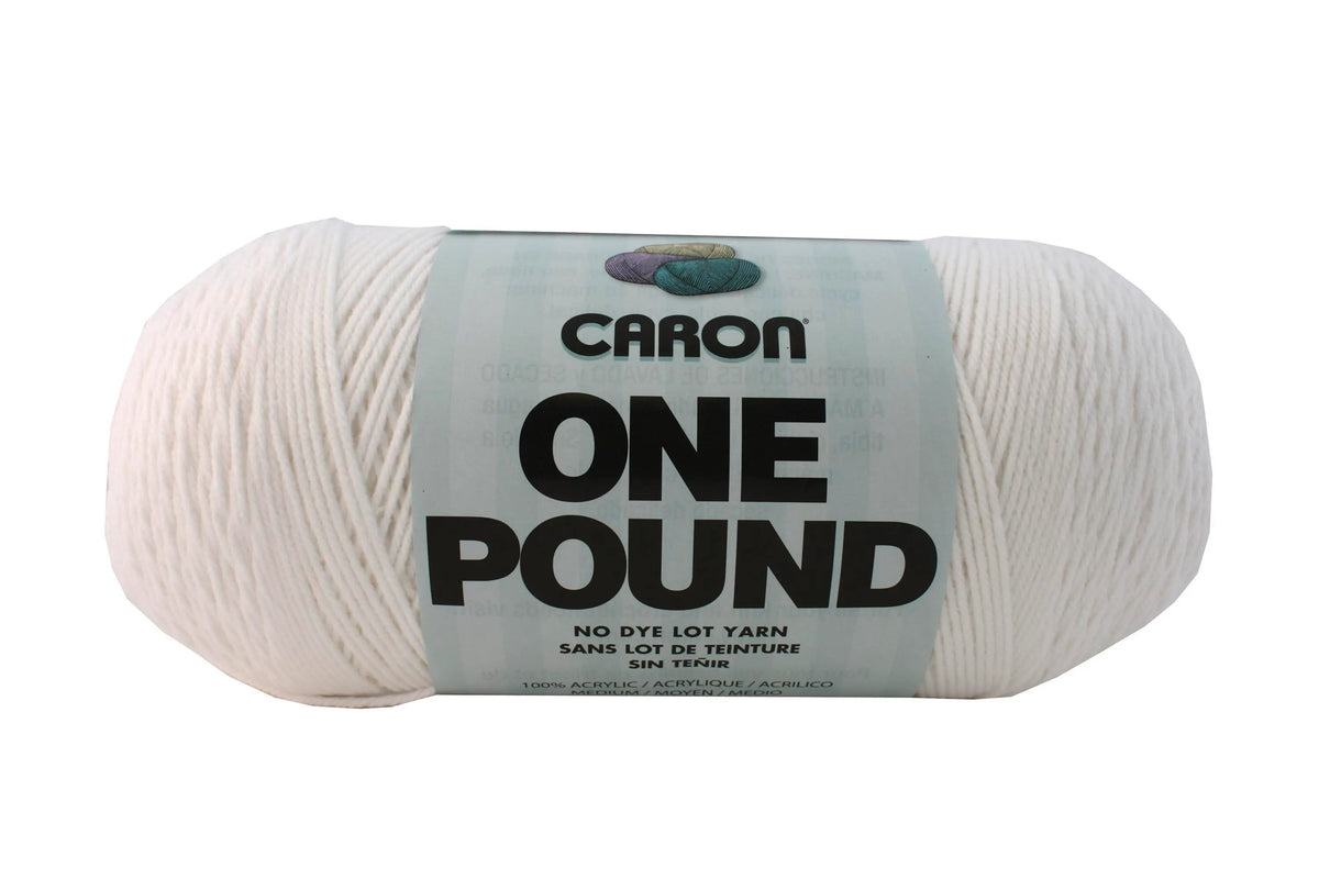 YARN CARON 1 LB WHITE