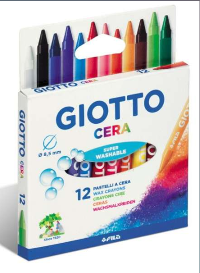 GIOTTO JUMBO CRAYONS PK12