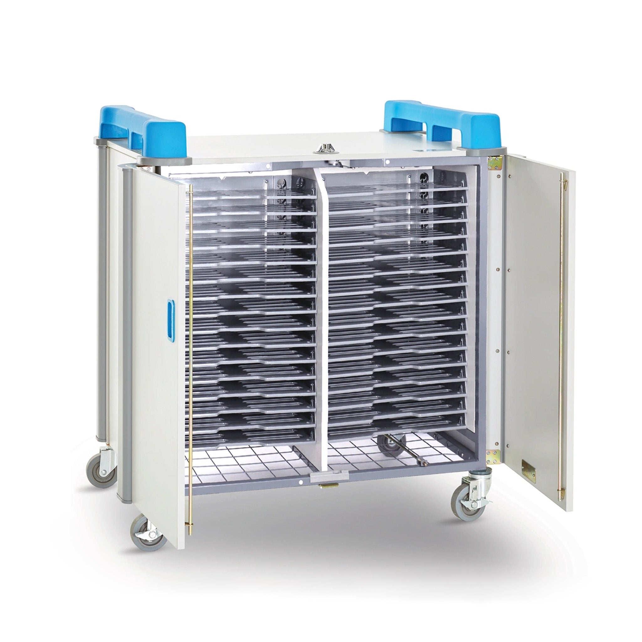 LapCabby horizontal compact AC charging cabinet – 32 devices