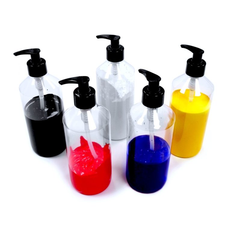 Clear Dispenser With Pump 500ml Pk 5