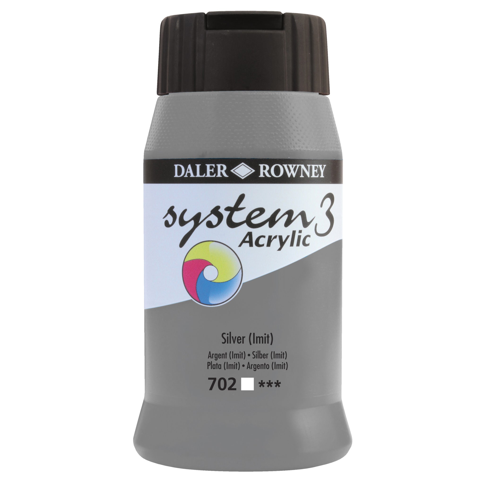 System 3 Acrylic 500Ml Silver