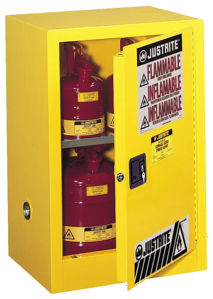 CABINET 12G MAN YELLOW FLAMMABLE SAFETY EX 12 GAL EACH