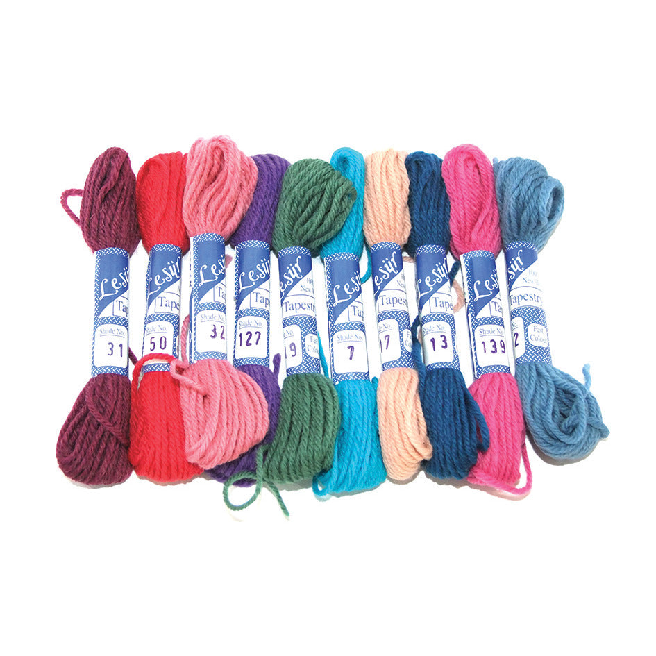 Wool Tapestry Ast/Col Pk10