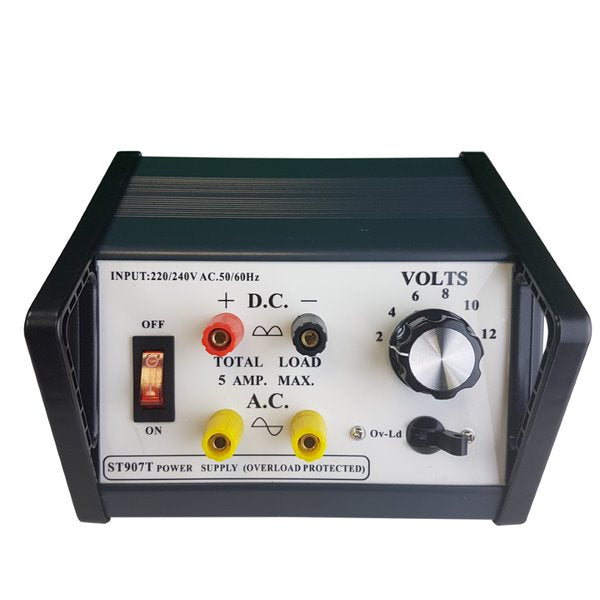 Power Supply, Stepped, 2-12V AC/DC, 5A (Each)