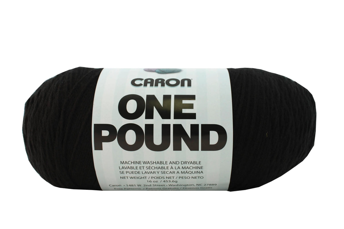 YARN CARON 1 LB BLACK