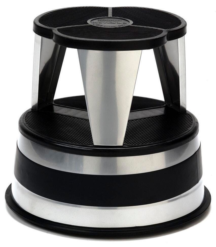 STOOL KIK STEP 1001 SILVERTONE