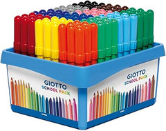 GIO TURBO MAXI FELT TIP PEN 108PCS SCHOOL PACK -Min Qty 1