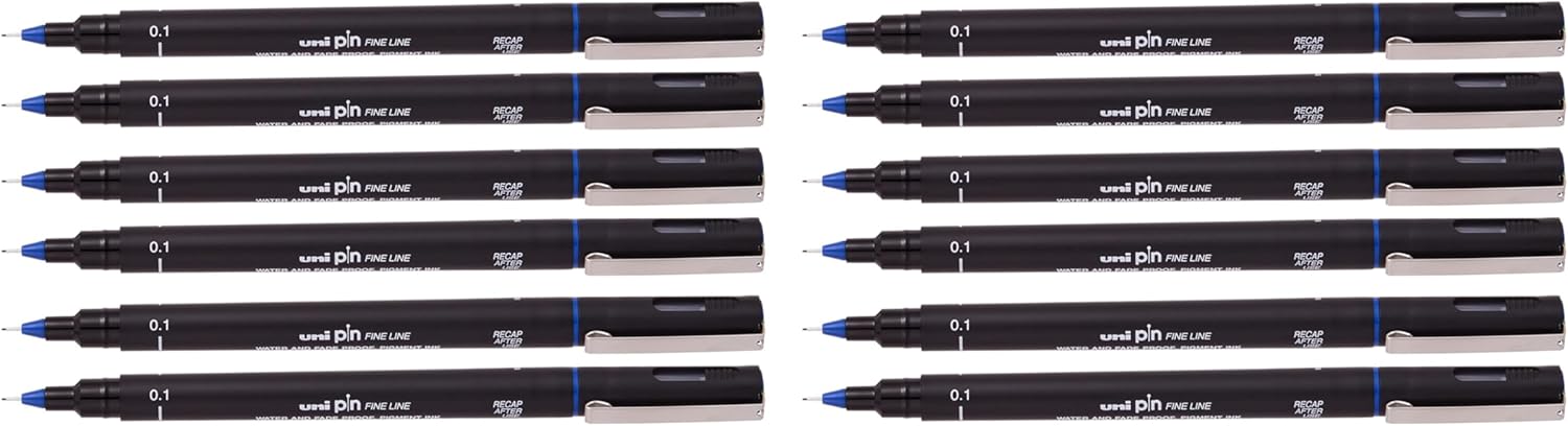 Uniball, Uni Pin Fine Line 0.1mm Blue