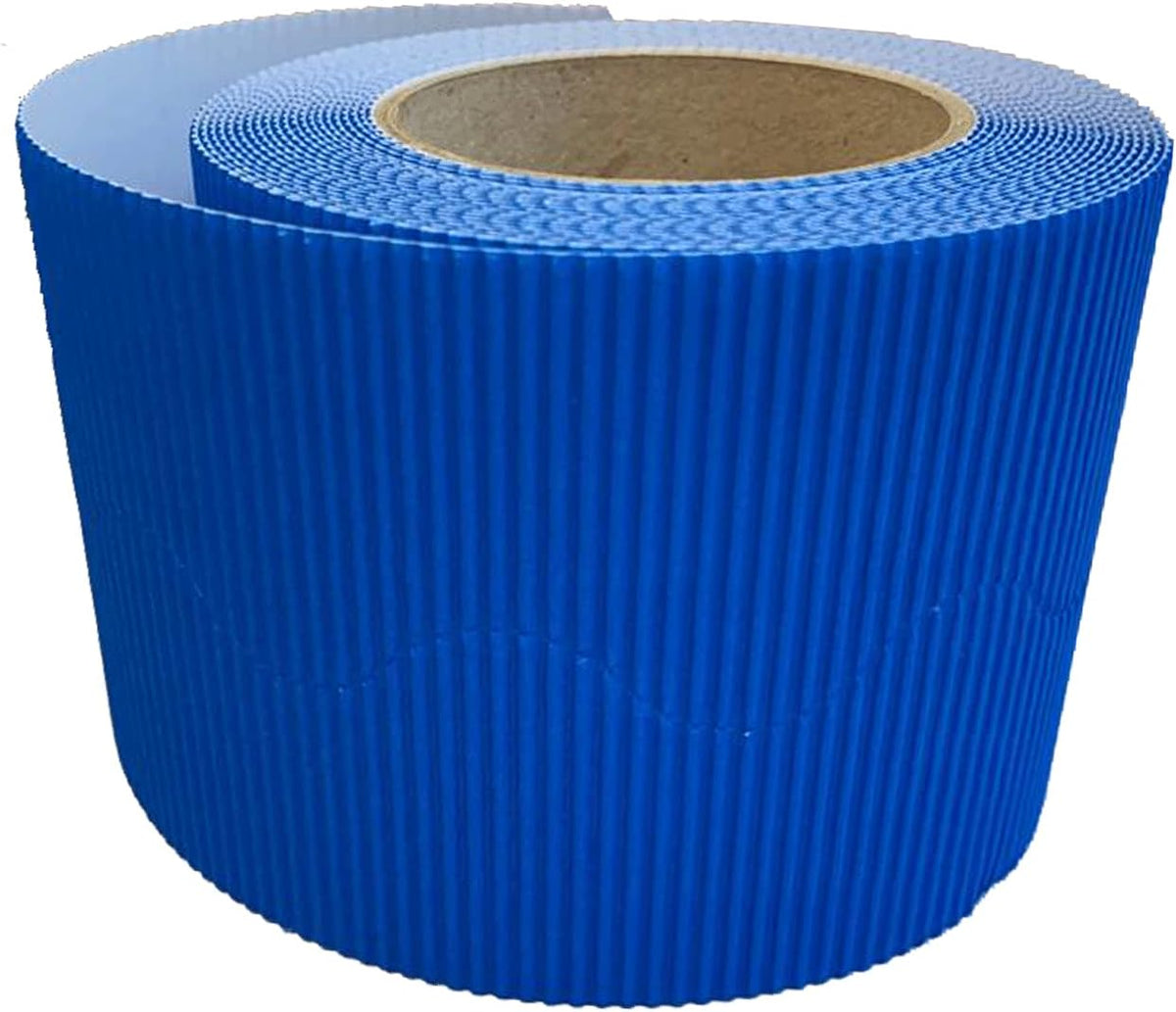 SCO CORRUGATED BORDER ROLL 57MMX15M AZURE -Min Qty 54