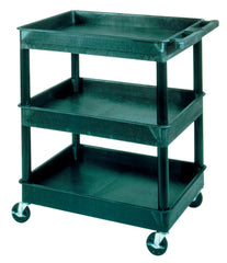 CART UTILITY ENDURA WITH FOUR TUBS 18X24X46.5H GRAY