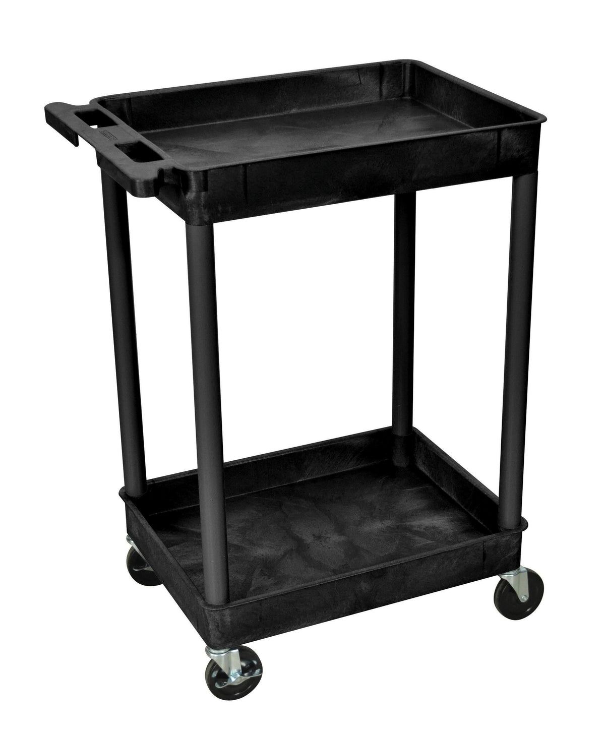 CART UTILITY ENDURA WITH TWO TUBS 18X24X38.5H BLACK