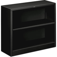 BOOKCASE 2-SHELF METAL 29HX34-1/2WX12-5/8D BLACK HONS30ABCP