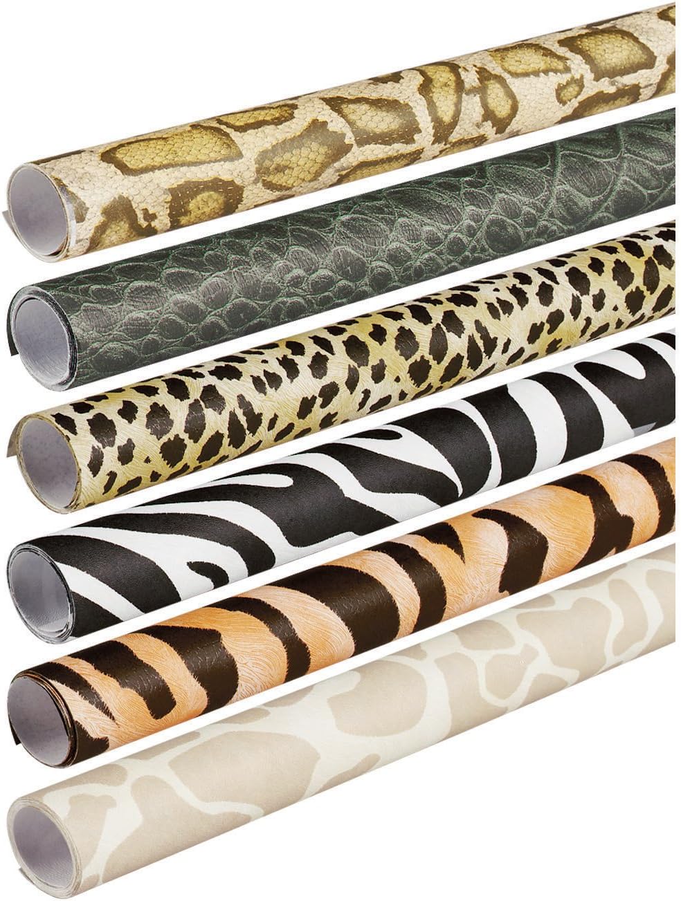 PAC FADELESS COLOURS DISPLAY PAPER ROLL 609MMX2.4M ASSORTED SAFARI 6PCS - get 1 display roll for free -Min Qty 4