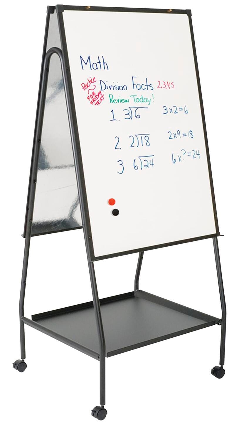 EASELS - MOORECO EASEL DRY ERASE WHEASEL MELAMINE