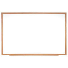 MARKERBOARD - GHENT - M1 PORCELAIN MAGNETIC WHITEBOARD - WOOD FRAME - 4 H X 8 W FT