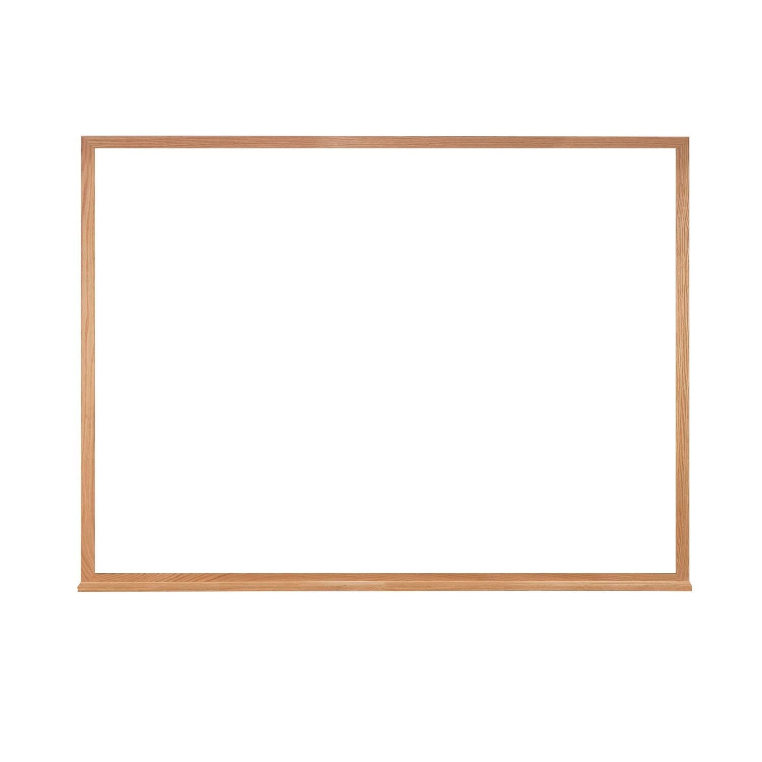 MARKERBOARD - GHENT - M2 NON-MAGNETIC WHITEBOARD - WOOD FRAME - 2 H X 3 W FT